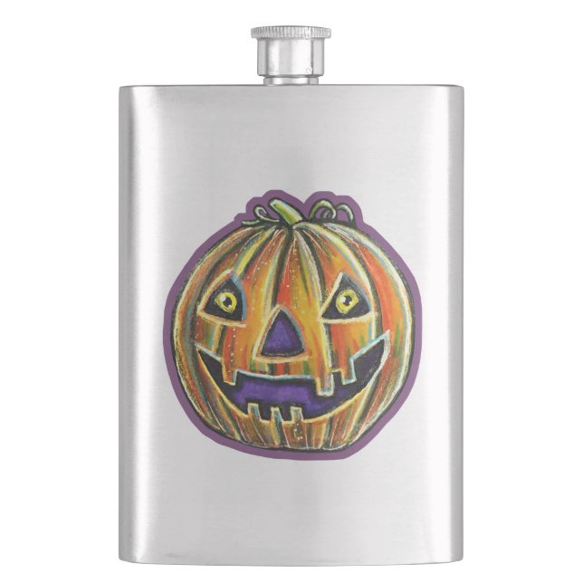 Falln Grinning Pumpkin Vintage Halloweenies Fickplunta (Framsidan)