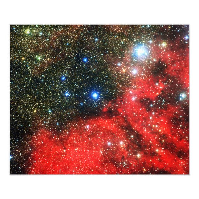 Falln Guld Dusted Galaxy Fototryck (Framsidan)