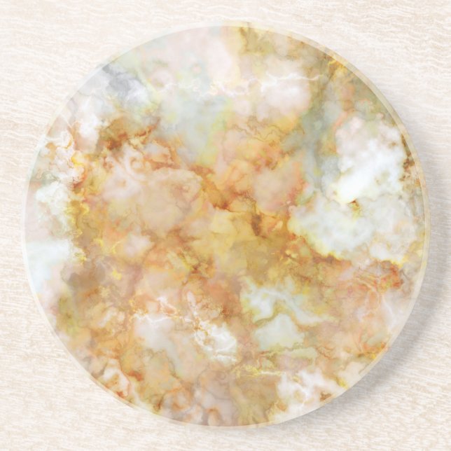 Falln Guld Rippled Marble Underlägg (Framsidan)