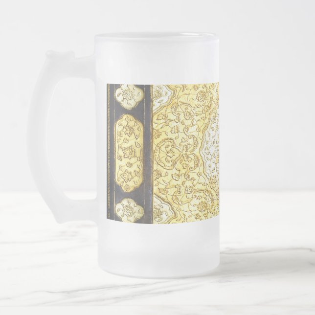 Falln Helig Guld Frostat Ölglas (Vänster)