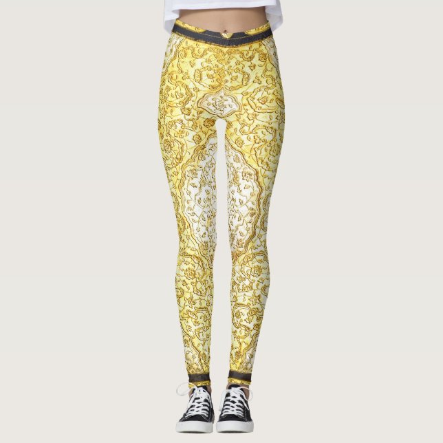 Falln Helig Guld Leggings (Framsida)
