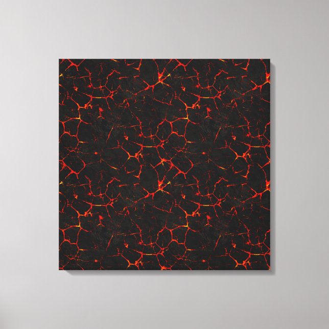 Falln Hett Lava Canvastryck (Framsida)