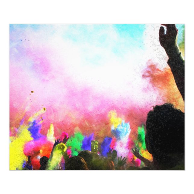 Falln Holi Färg Fototryck (Framsidan)