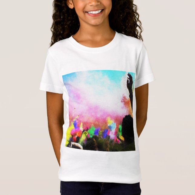 Falln Holi Färg T Shirt (Framsida)