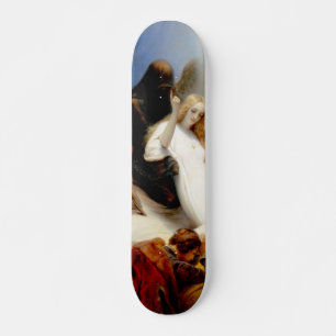 Falln i dödens ängel mini skateboard bräda 18,5 cm