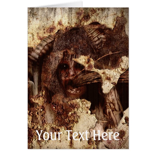 Falln insvälld inom hälsningskort (Framsidan)