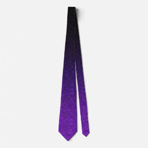 Falln lilor & svart glitterlutning slips