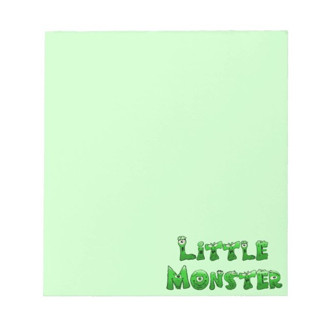 Falln Little Monster Anteckningsblock (Framsida)
