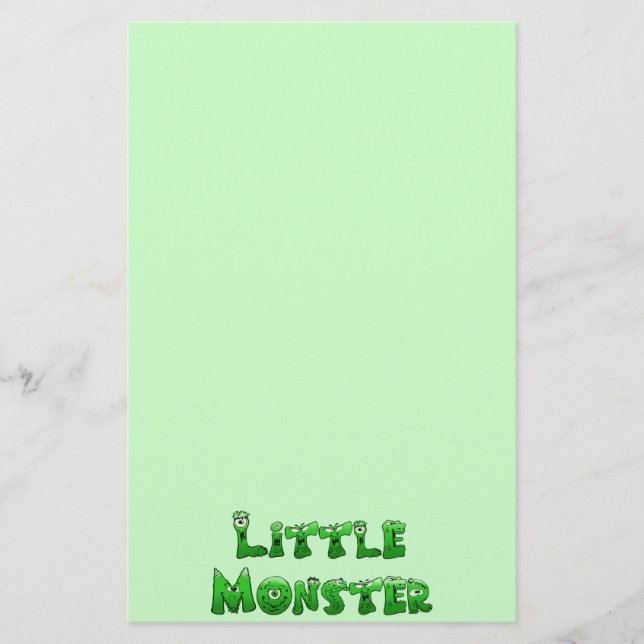 Falln Little Monster Brevpapper (Framsida)