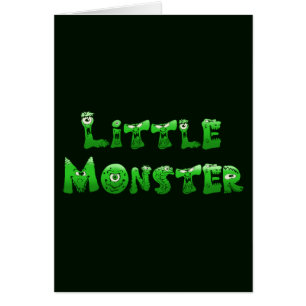 Falln Little Monster Hälsningskort