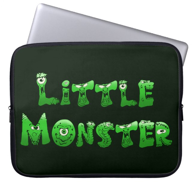 Falln Little Monster Laptop Sleeve (Framsidan)