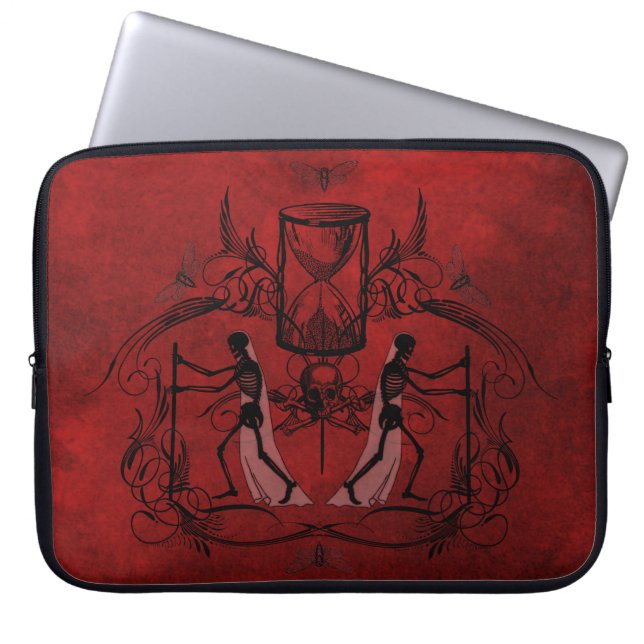 Falln Memento Mori Laptop Fodral (Framsidan)