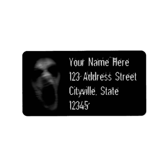 Falln Mentala störningar Adressetikett (Framsidan)