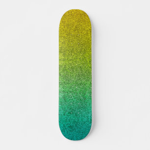 Falln Ocean Sunrise Glitter Gradient Skateboard Bräda 19,5 Cm