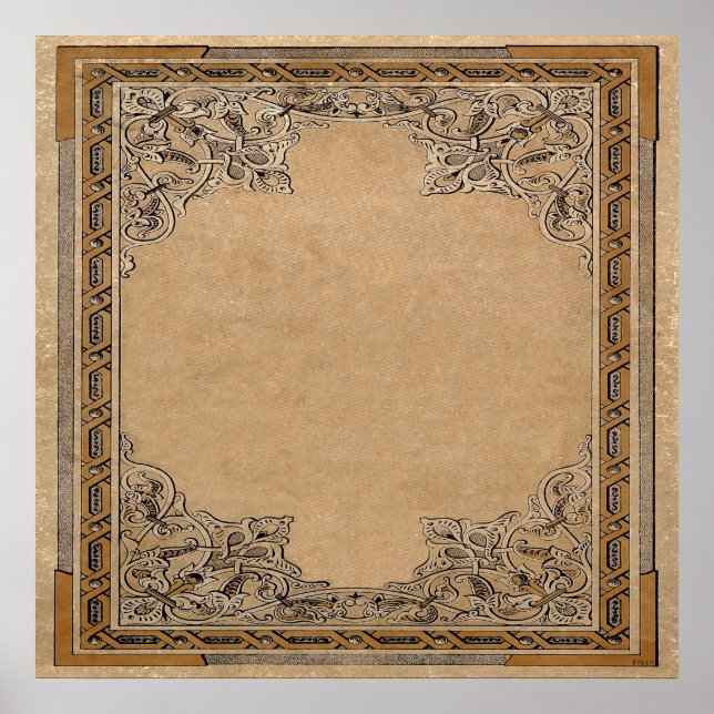 Falln Old Knotwork Papper Poster (Framsidan)