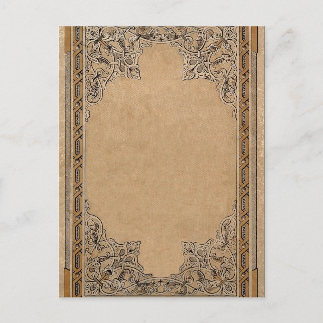 Falln Old Knotwork Papper Vykort (Framsida)