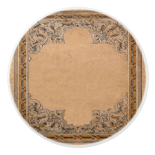 Falln Old Knotwork Sepia Papper Knopp