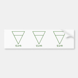 Falln Pagan Earth Inslag Symbol Bildekal