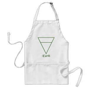Falln Pagan Earth Inslag Symbol Förkläde