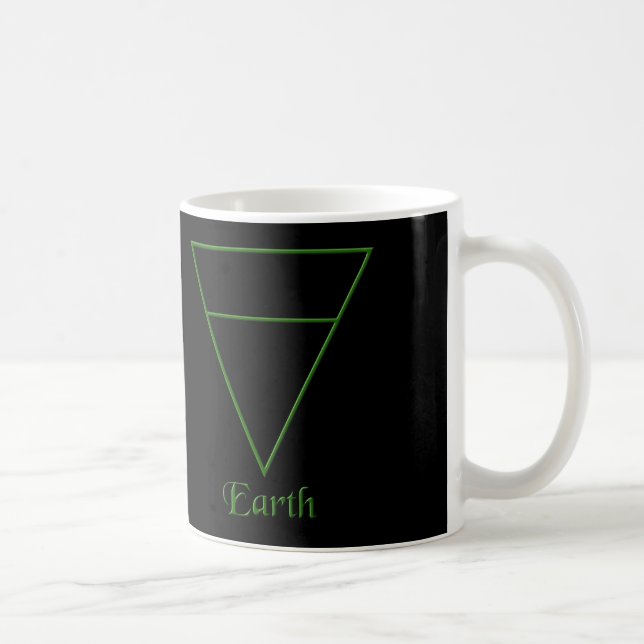 Falln Pagan Earth Inslag Symbol Kaffemugg (Höger)