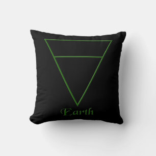 Falln Pagan Earth Inslag Symbol Kudde