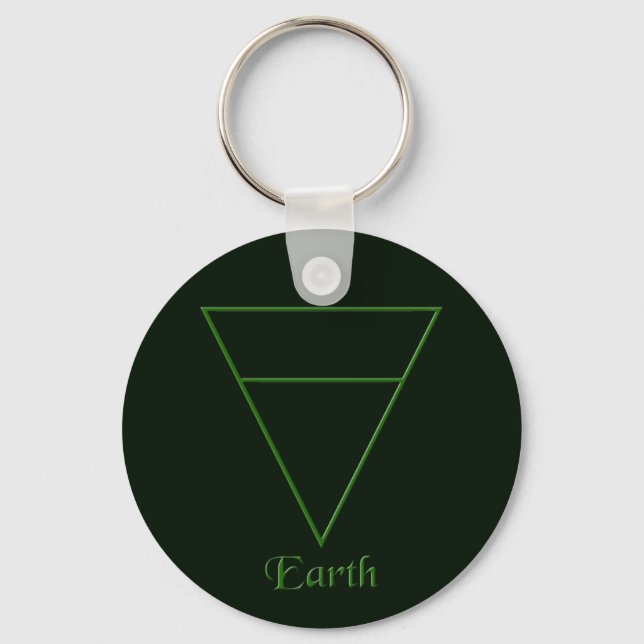 Falln Pagan Earth Inslag Symbol Nyckelring (Framsida)
