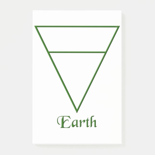 Falln Pagan Earth Inslag Symbol Post-it Block (Framsida)