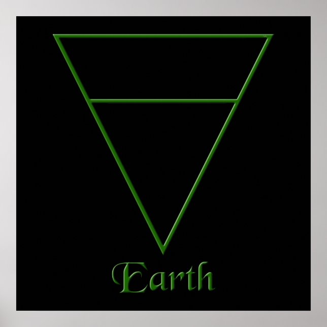 Falln Pagan Earth Inslag Symbol Poster (Framsidan)