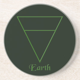 Falln Pagan Earth Inslag Symbol Underlägg Sandsten