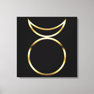Falln Pagan Horned God Symbol Canvastryck