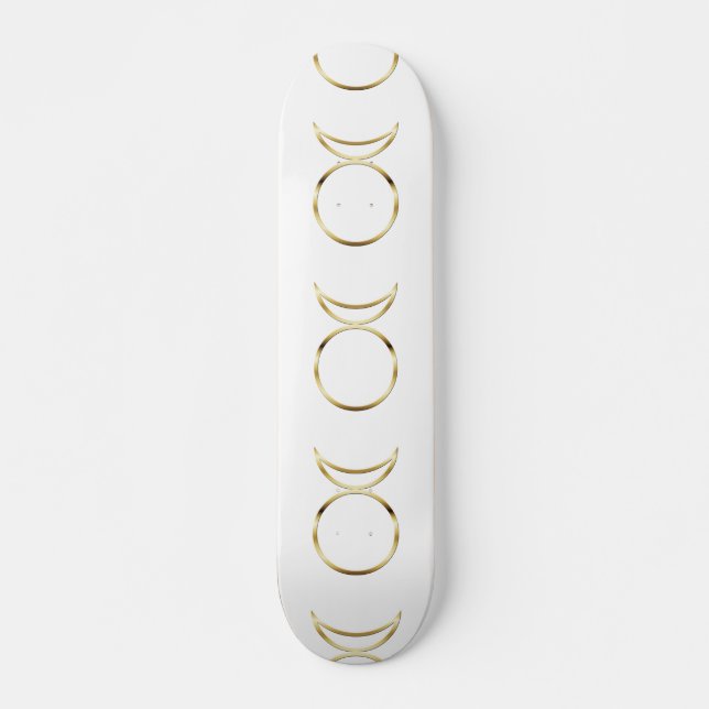 Falln Pagan Horned God Symbol Skateboard Bräda 20 Cm (Framsida)