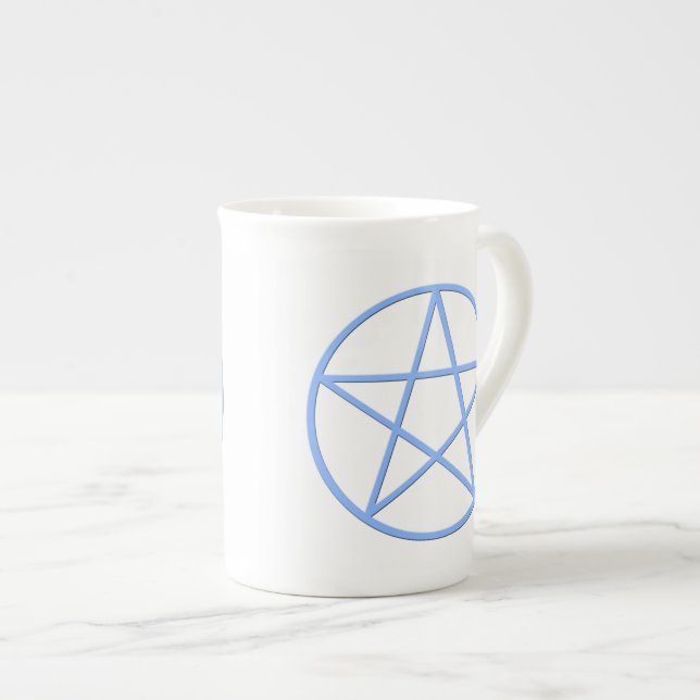 Falln Pagan Pentacle Benporslin Mugg (Framsida höger)