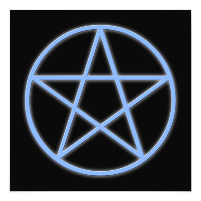 Falln Pagan Pentacle Fototryck (Framsidan)