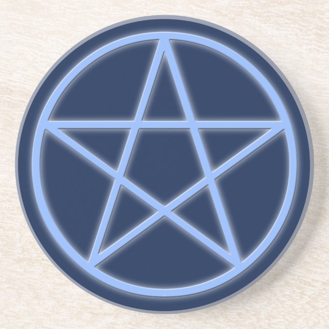 Falln Pagan Pentacle Underlägg (Framsidan)