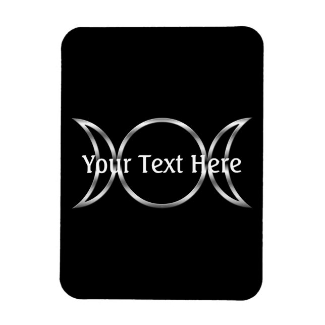 Falln Pagan Triple Goddess Symbol Magnet (Vertikal)