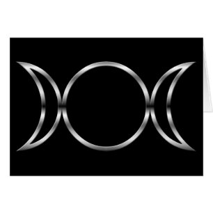 Falln Pagan Triple Goddess Symbol OBS Kort