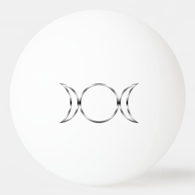Falln Pagan Triple Goddess Symbol Pingisboll (Framsidan)
