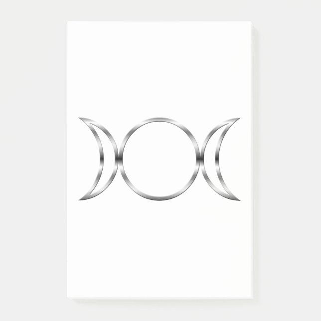 Falln Pagan Triple Goddess Symbol Post-it Block (Framsida)