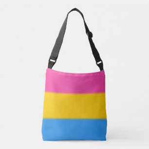 Falln Pansexual Pride Flagga Axelväska