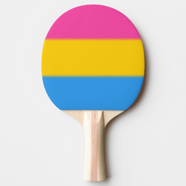 Falln Pansexual Pride Flagga Pingisracket (Framsidan)