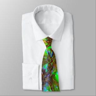 Falln Peacock Ammolite Slips