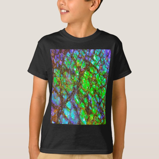 Falln Peacock Ammolite T Shirt (Framsida)
