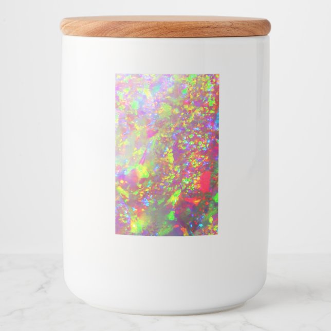 Falln Rainbow Brazilian Opal Mat Etikett (Framsida)