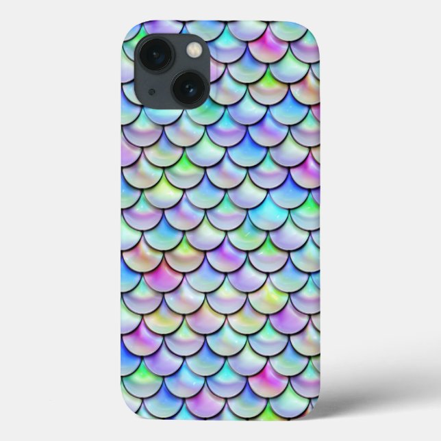 Falln Rainbow Bubble Sjöjungfru Scales (Baksida)