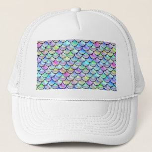 Falln Rainbow Bubble Sjöjungfru Scales Keps