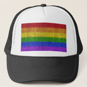 Falln Rainbow Glitter-övertoning Keps