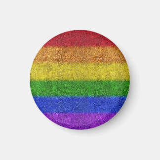 Falln Rainbow Glitter-övertoning Magnet
