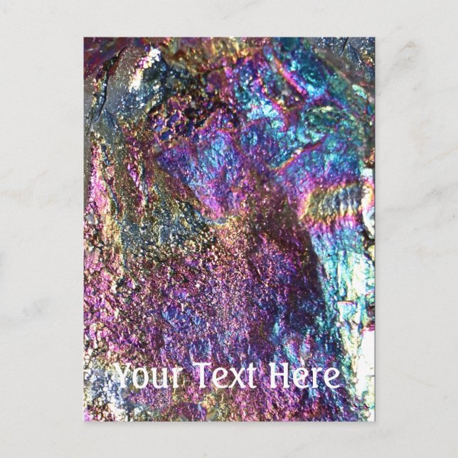 Falln Rainbow Sten Vykort (Framsida)