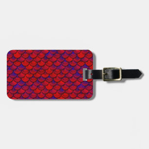 Falln Red and Lila Scales Bagagebricka