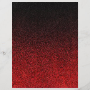 Falln Red & Black Glitter-övertoning